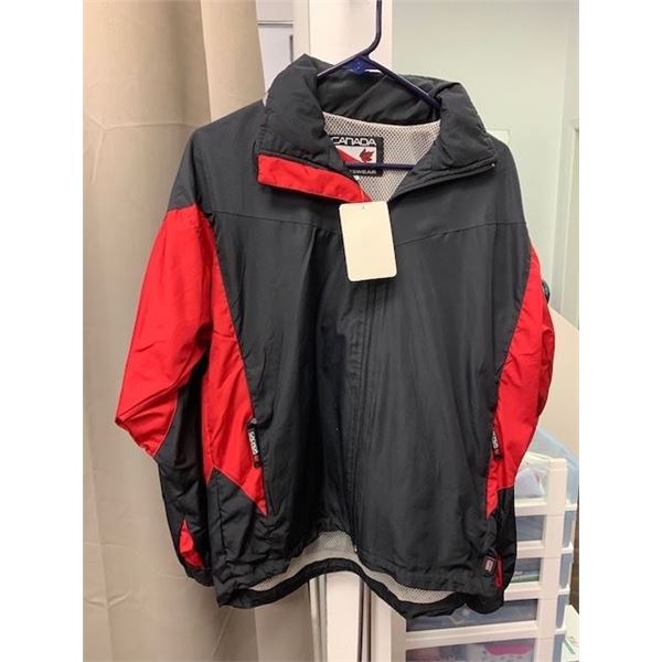 NEW CANADA SM JACKET BLACK RED