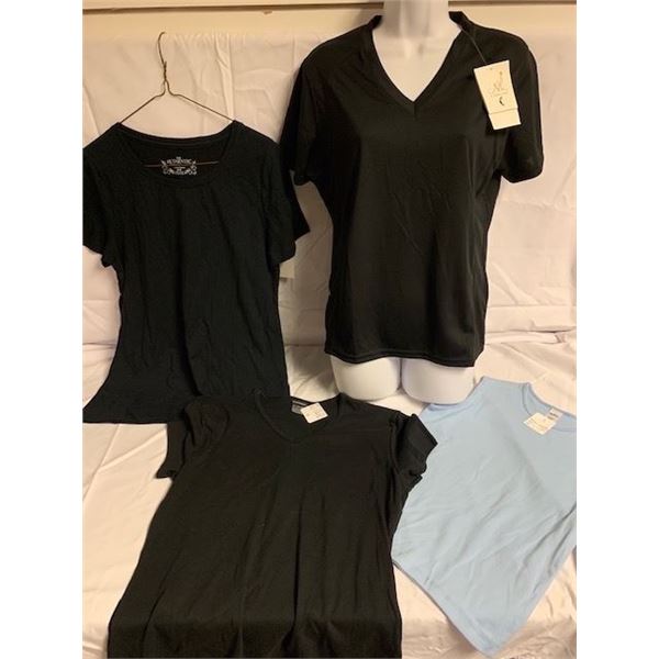NEW SHIRTS LADIES MED x4