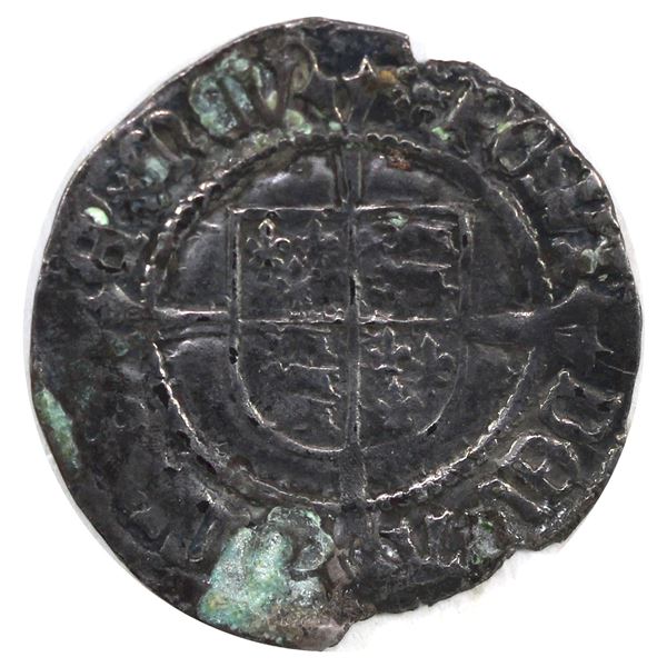 Great Britain 1485-1509 Henry VII Half Groat, Canterbury, MM Rose, Very Fine. (S.2261)