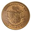 Image 1 : Sweden 1901 10 Kronor Gold in AU/UNC condition (0.1296 ounces of pure gold)