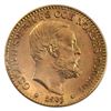 Image 2 : Sweden 1901 10 Kronor Gold in AU/UNC condition (0.1296 ounces of pure gold)