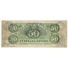 Image 2 : United States 1864 State of Alabama $50, S/N: 899-D. Note is in VF Condition.