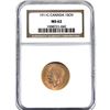 Image 1 : 1911-C Canada Gold Sovereign NGC Certified MS-62!  Coin is 22K and contains 0.2354 oz.