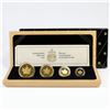 Image 1 : 1989 Commemorative Maple Leaf Issue Proof 4-coin Fractional Fine Gold Maple Leaf Set in Deluxe Displ