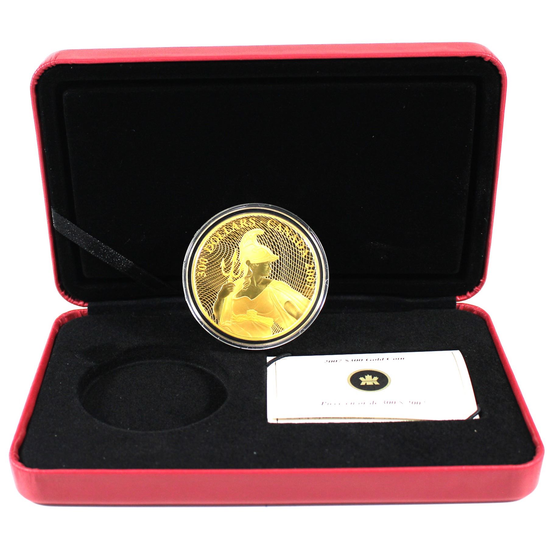 Shinplaster Coin 2007 $300 The Shinplaster 1923 Vignette 14 Karat Gold Coin. Contains 1 ...