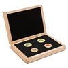 Image 1 : 2010 $75 Four Seasons Coloured 14 Karat Gold 4-coin Set in Deluxe Display Case. Contains 0.9oz fine 