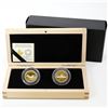 Image 1 : 2017 $1 30th Anniversary of the Loonie 2oz 2-coin Fine Gold Set. Low mintage of only 350!!! (TAX Exe