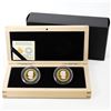 Image 2 : 2017 $1 30th Anniversary of the Loonie 2oz 2-coin Fine Gold Set. Low mintage of only 350!!! (TAX Exe
