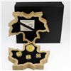 Image 1 : 2018 The Maple Leaf Fractional 4-coin Fine Gold Set in Beautiful Deluxe Display Case. You will recei