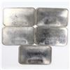 Image 2 : Vintage National Refiners 1oz Fine Silver Bar Collection (Tax Exempt). Serial #'s 044745,044746,0447