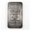 Image 1 : Johnson Matthey 5oz Fine Silver Bar with Blank Reverse (TAX Exempt). Serial # 008848.