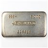 Image 1 : Extremely Rare! Engelhard 5oz 8th Series Machined Fine Silver bar! (TAX Exempt). Serial # 219836. 8t