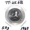 Image 1 : Test Token 1965 TT-25.6B 25-cent.