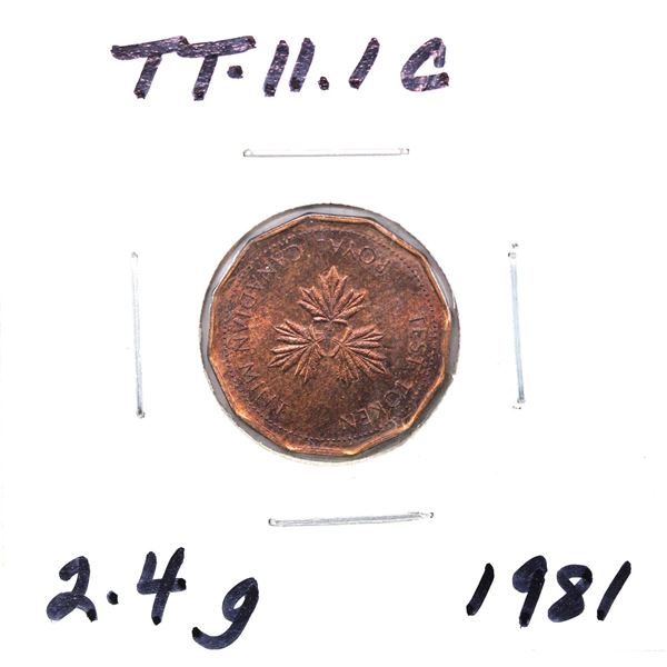 Test Token 1981 TT-1.11C.