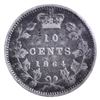 Image 2 : New Brunswick 10-cent 1864 ICCS Certified VF-20.