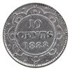 Image 2 : Newfoundland 10-cent 1888 10-cent ICCS Certified VF-30! Tough to find in grades above VF
