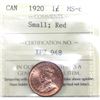 Image 1 : 1-cent 1920 small,  ICCS Certified MS-65 RED. An attractive first year for the small issue pennies.