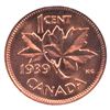 Image 2 : 1-cent 1939 ICCS Certified MS-66 Red.