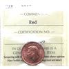 Image 1 : 1-cent 1943 ICCS Certified MS-65 Red.