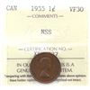 Image 1 : 1-cent 1955 NSS ICCS Certified VF-30 *Scarce Variety*