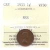 Image 1 : 1-cent 1955 NSS ICCS Certified VF-30 *Scarce Variety*