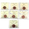 Image 1 : 1-cent 2000,2001,2002P,2002,2003P OE,2003 OE & 2004 ICCS Certified MS-66. 7pcs