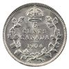 Image 1 : 5-cent 1904 Choice BU condition! A well struck coin with exceptional luster and eye appeal.