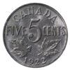 Image 2 : 5-cent 1922 Far Rim ICCS Certified MS-64 *RARE*
