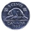 Image 2 : 5-cent 1953 NSF Far Leaf ICCS Certified MS-66. A nice high grade example.