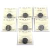 Image 1 : 5-cent 2005P VE DAY, 2005P, 2006 RCM Logo, 2006,2006P,2007 & 2009 ICCS Certified MS-66. 7pcs