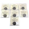 Image 2 : 5-cent 2005P VE DAY, 2005P, 2006 RCM Logo, 2006,2006P,2007 & 2009 ICCS Certified MS-66. 7pcs