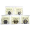 Image 2 : 2021 5-cent, 10-cent, 25-cent, $1 & $2 ICCS Certified MS-66. 5pcs