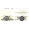 Image 1 : 10-cent 1871 & 1871H ICCS Certified VF-20. 2pcs
