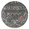 Image 3 : 10-cent 1886 Small 6, Obv.5  ICCS Certified VF-30