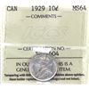 Image 1 : 10-cent 1929 ICCS Certified MS-64