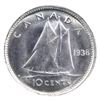 Image 2 : 10-cent 1938 ICCS Certified MS-64. An attractive satin finish with slight hints of Golden toning