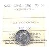 Image 1 : 10-cent 1941 ICCS Certified MS-65