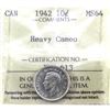 Image 1 : 10-cent 1942 ICCS Certified MS-64 Heavy Cameo!