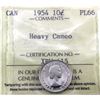 Image 1 : 10-cent 1954 ICCS Certified PL-66 Heavy Cameo