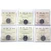 Image 1 : 10-cent 2006 RCM Logo, 2006P, 2007 Straight 7, 2009, 2010, & 2011 ICCS Certified MS-66. 6pcs.