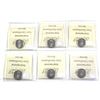 Image 2 : 10-cent 2010,2011,2012,2013,2014 & 2015 ICCS Certified MS-66. 6pcs