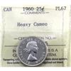 Image 1 : 25-cent 1960 ICCS Certified PL-67 Heavy Cameo.