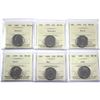 Image 1 : 25-cent 1999 Jan, Feb, Mar, April, May & June All ICCS Certified MS-66. 6pcs