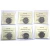 Image 2 : 25-cent 1999 Jan, Feb, Mar, April, May & June All ICCS Certified MS-66. 6pcs