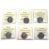 Image 2 : 25-cent 2003P OE, 2004P,2005P, 2006 RCM Logo, 2007 & 2008 ICCS Certified MS-66. 6pcs
