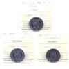 Image 1 : 25-cent 2018,2019 & 2020 ICCS Certified MS-67. 3pcs * TOP GRADE*