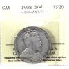 Image 1 : 50-cent 1908 ICCS Certified VF-20.