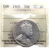 Image 1 : 50-cent 1909 ICCS Certified VF-30.