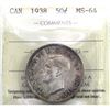 Image 1 : 50-cent 1938 ICCS Certified MS-64.