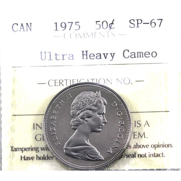 50-cent 1975 ICCS Certified SP-67 Ultra Heavy Cameo.